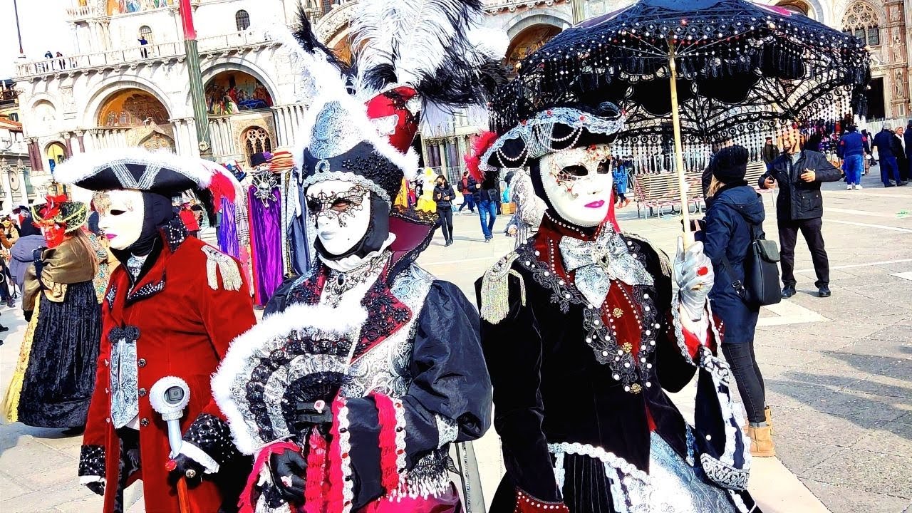 Venice, Italy??-Venice Carnival 2022- The Best Costume Displays. Venice Carnival in 4k