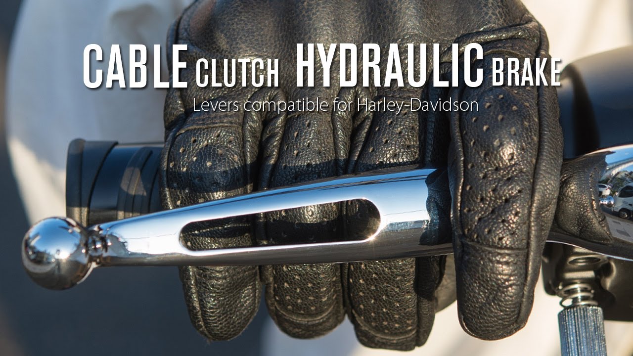 Aluminum hydraulic brake cable clutch lever chrome 1 Slot compatible