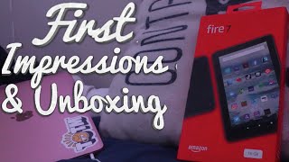 Amazon Fire 7(2022) - First Impressions & Unboxing.