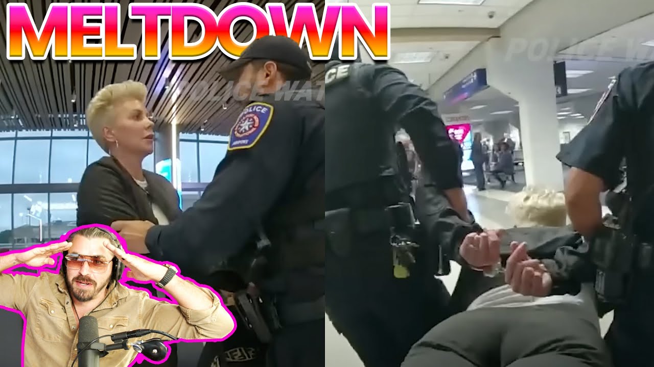 Out of Control Karen Assaults Crew and Loses Control of Her Bladder