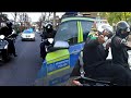 Police Drive Head On With Moped Thief (Front Dashcam Footage)