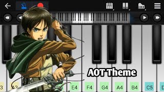 Attack On Titan S1 OP Theme | Perfect Piano Tutorial | Anime screenshot 2