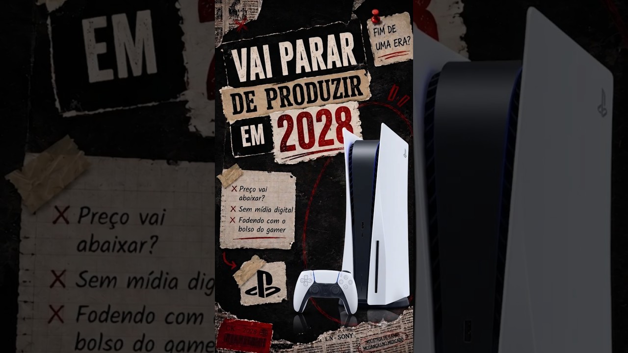 A PLAYSTATION VAI PARAR DE PRODUZIR MÍDIA FÍSICA! #feedshorts  #viral  #playstation  #gaming  #fyp