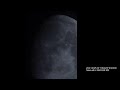 LIVE VIEWS OF THE MOON / SEESTAR S50