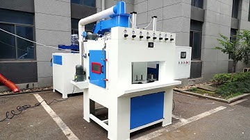 Automatic Multi-turntable Sandblaster for Batch Processing