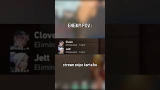 shameless stream snipers #valorantlive #valorant #valorantindia #valorantclips #gamergirl