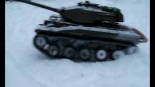 RC tank Walker Buldog a Tiger 1:16