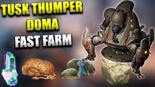 A Tusk Thumper Doma Fast For Plains Of Eidolon Resource Farming Steel Path