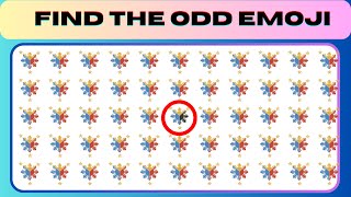 SPOT THE DIFFERENT EMOJI GAME | Oddity Challenge | Quiz Game