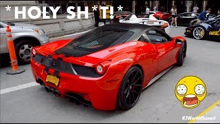 Ipe exhaust never lets down! this ferrari 458 italia with was revving
for the start of 2018 corsa america rally in nyc! follow my facebook
page f...