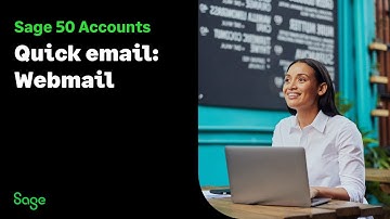 Sage 50 Accounts (UK): Quick email: Webmail