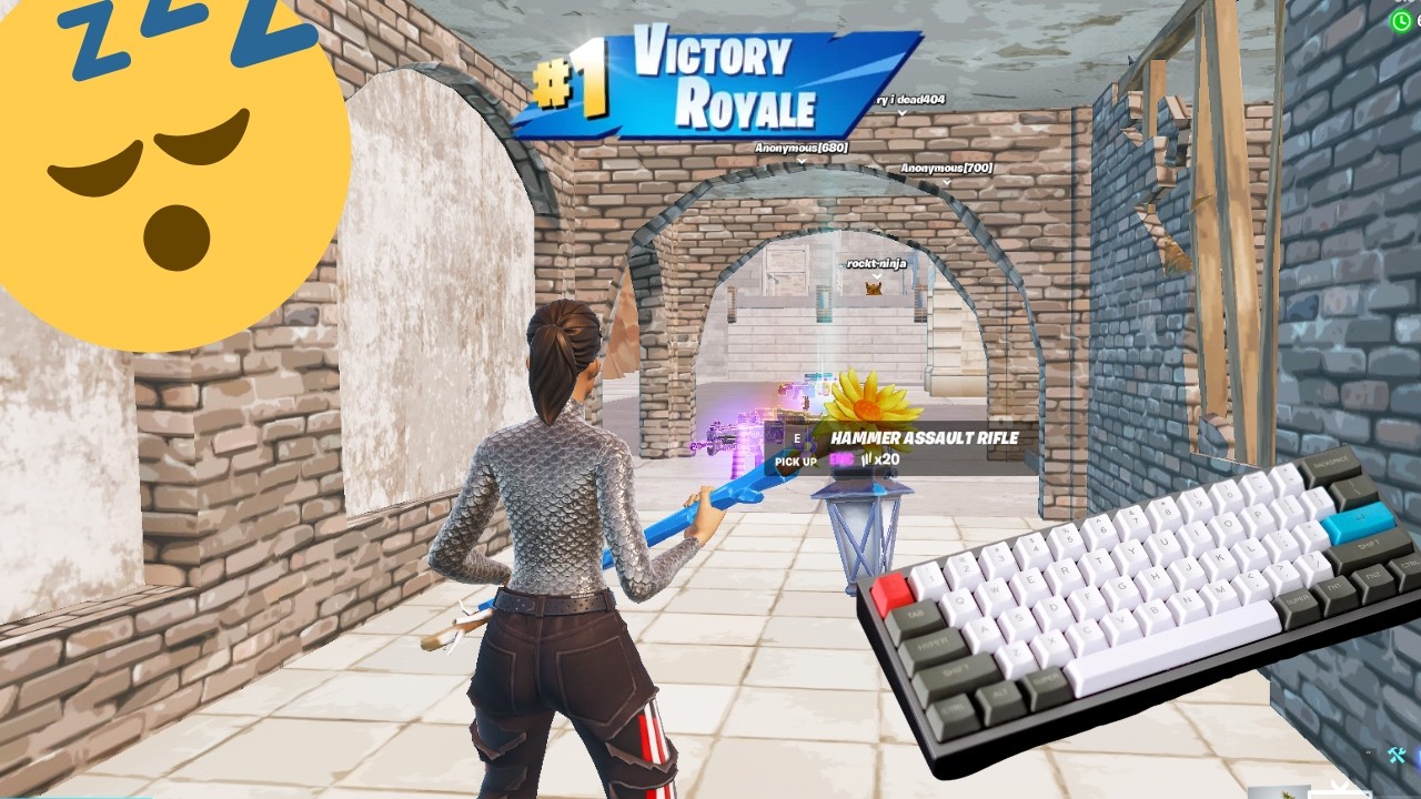 Custom Keyboard ASMR 😴 Tilted Zone Wars Play 🏆