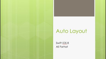 35 - iOS 8  Auto Layout  - introduction  2/4
