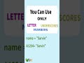 Variable Naming Rules in Python! | Python for Kids – Lesson 4