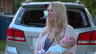 Michigan mom saves her baby from hot car after shocking 911 response