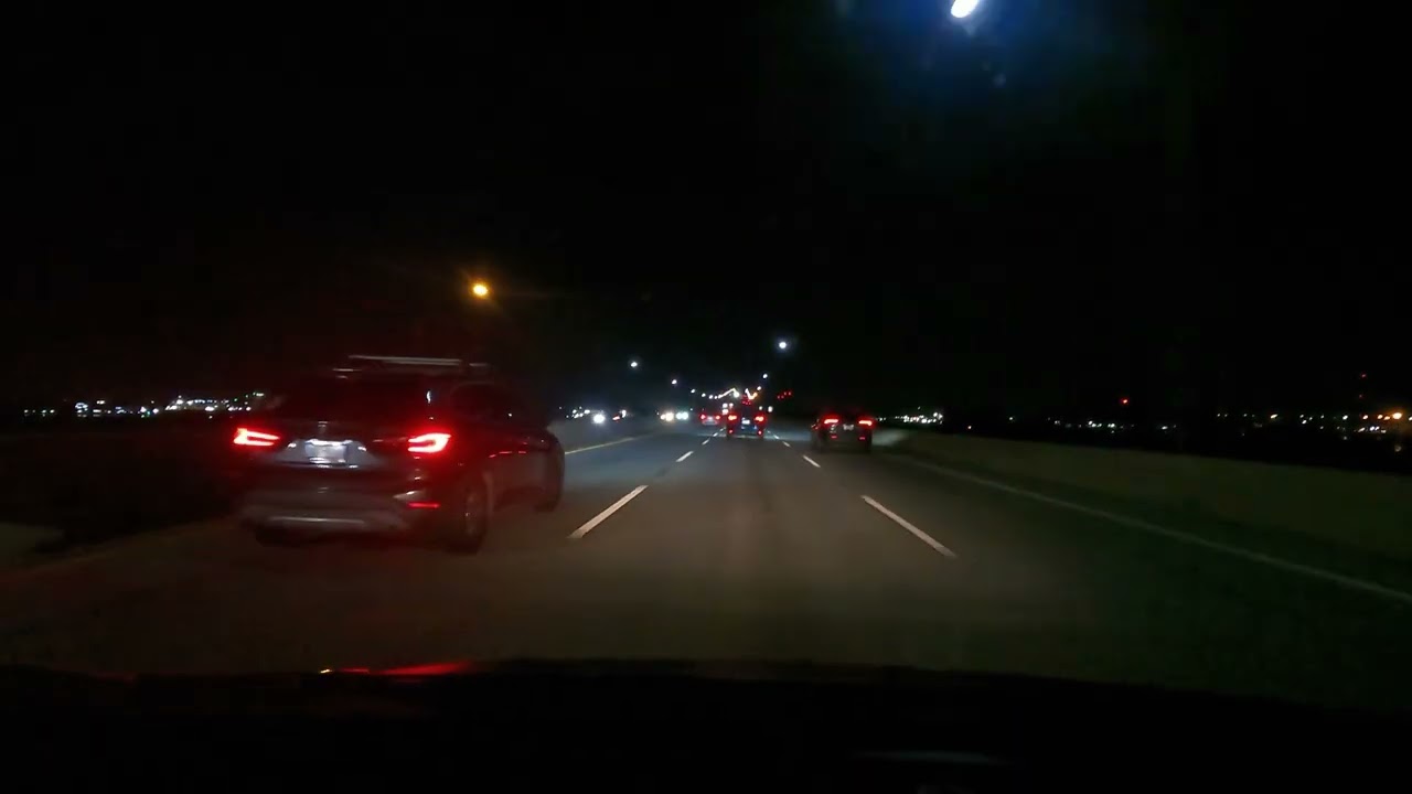 ASMR Night Drive on i526, Rivers Ave, i26, Summerville, South Carolina 🚗