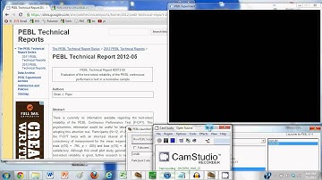 PEBL Continuous Performance Test