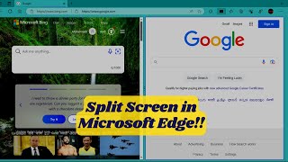 how to enable and use new split screen feature of microsoft edge