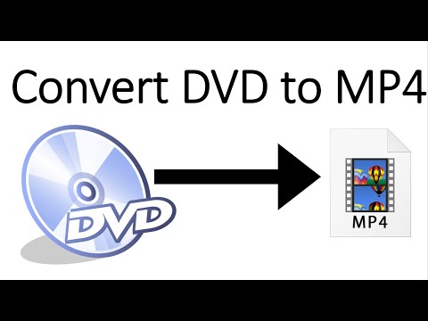 How to convert a DVD to MP4 files