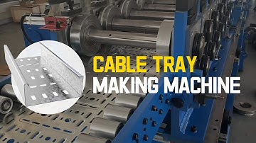 High Precision Cable Tray Production Line | Perforated Cable Tray Roll Forming Machine