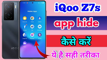iqoo z7s app hide kaise kare | iqoo z7s hide app