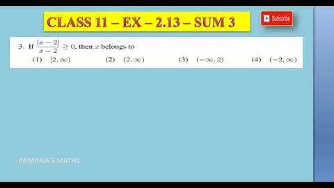 CLASS 11 - EX 2.13 - SUM 3
