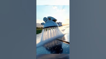 China Next-Gen Solar Cleaning: Robots Making it Easy (Chinese product) #shortvideos #explore #gen