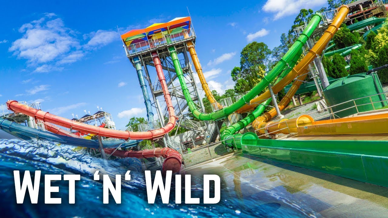 Water Slides at Wet 'n' Wild Gold Coast! (GoPro POV) 