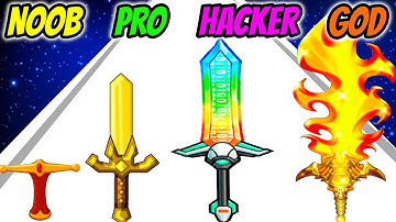 Weapon Melter Run - NOOB vs PRO vs HACKER vs GOD