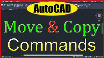 Move and copy command  #autocad #autocadtutorial