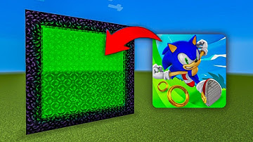 How to Make A Portal To The Sonic Dash Dimension in Minecraft