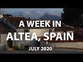 A Week in Altea, Altea la Vella, PLUS a visit to Calpe.