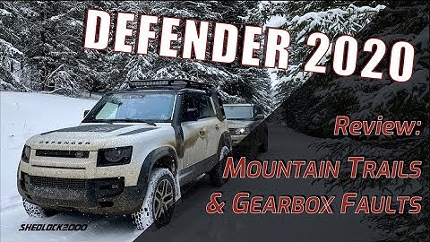 WINTER OFF-ROAD: The New Defender 110 vs. Range Rover Sport #offroad #snow #landrover #rangerover