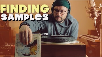 Digging in 45  Listening to records, searching for samples, crate digging