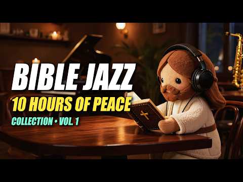 10 Hours of Peaceful Bible Jazz 🎷 Relaxing Scripture for Sleep, Study & Prayer