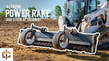 X-Treme Power Rake | Skid Steer Attachment | IronCraft