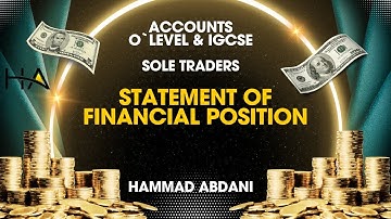 Sole Trader 📶 SOFP 🧾 O