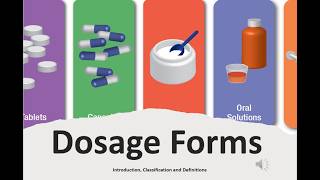 Dosage Forms | Introduction, Classification & Definitions | B.Pharm Pharmaceutics 1 #bpharmacy