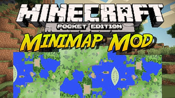 (0.10.4)Minimap Mod-Minecraft Pocket Edition-Mcpe Mod Showcase
