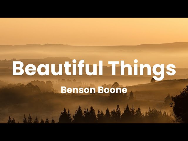Benson Boone - Beautiful Things (Lyrics) class=