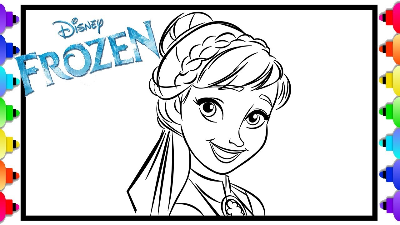 Featured image of post Frozen Anna Frozen Princess Coloring Pages : The frozen coloring sheets shows anna, olaf, sven, and kristoff arriving at elsa&#039;s ice palace.