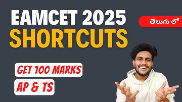 Shortcuts & Cheat Code *EAMCET 2025* | Only One Shortcut Enough