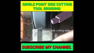 How to grinding Single point cutting tool (left hand) #shorts