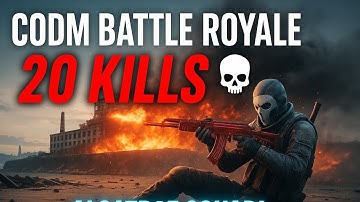 “🔥 20 KILLS in Alcatraz! INSANE Tournament Clutch – COD Battle Royale Gameplay//killing spree 🔫”