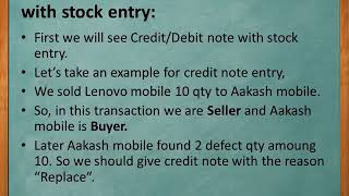 Plus Accounting Software (Credit Debit Note With Stock) screenshot 2