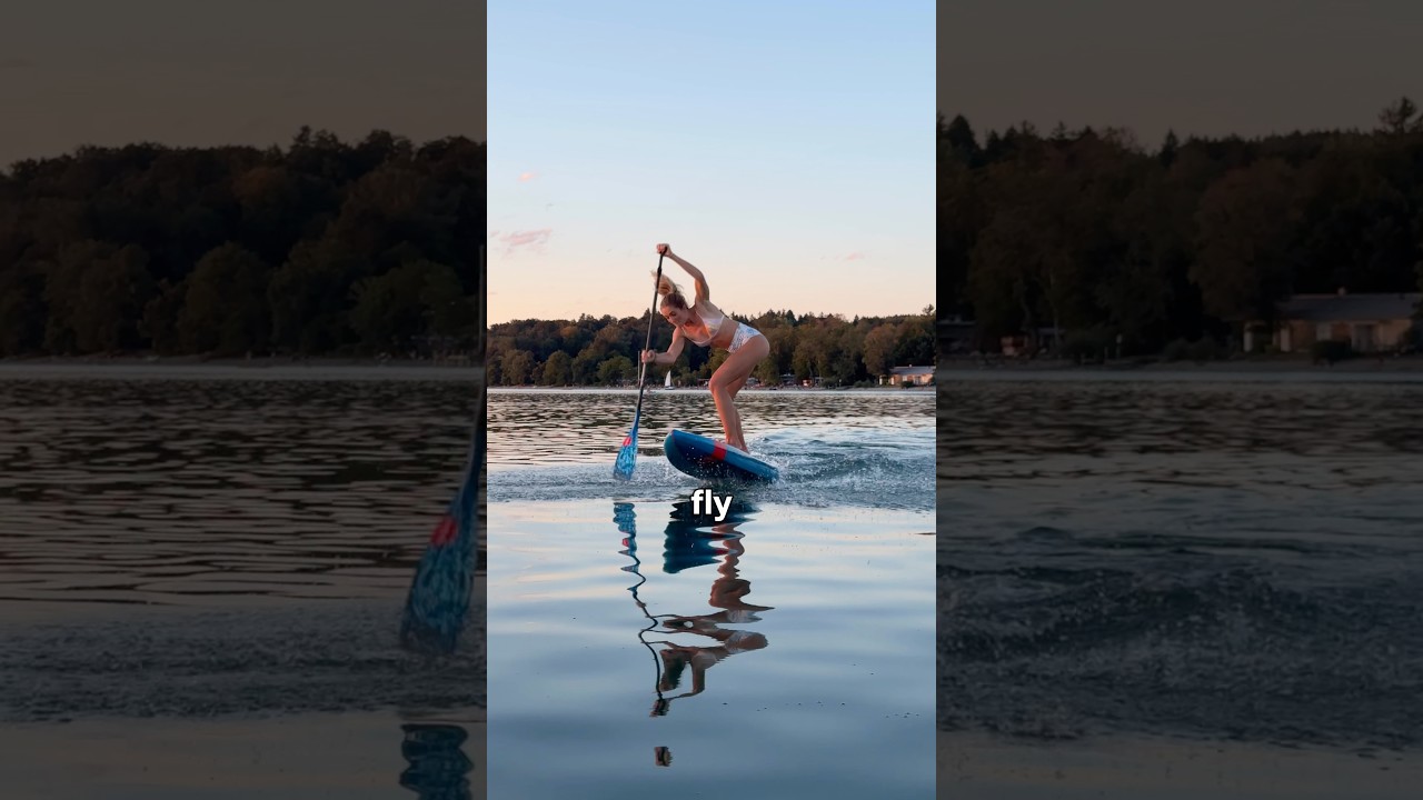 Did I manage to get up on that foil?!‍‍