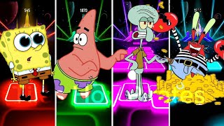 Sponge 🆚 Patrick 🆚 Squidward 🆚 Mr Krab Prisoner 🎶 Who Is Best?