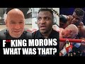 Dana White TRASHES Francis Ngannou after Tyson Fury Fight! Reactions. Gaethje vs Oliveira.