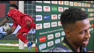 SOUTH AFRICA VS CAPE VERDE(2-1)- SOUTH AFRICAN PLAYERS REACT TO ROWIN WILLIAMS HEROICS IN WIN