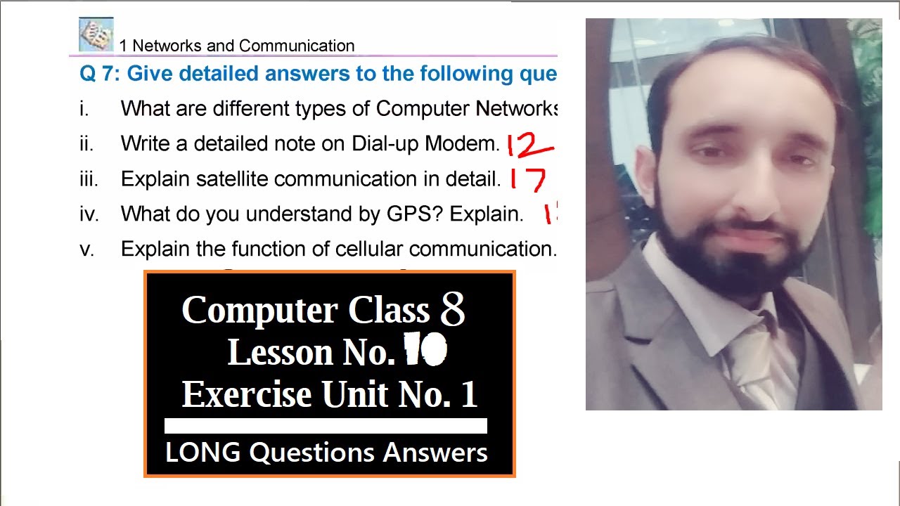 Lesson 10 Computer Class 8 Unit 1 Full Exercise Solution NBF Urdu
